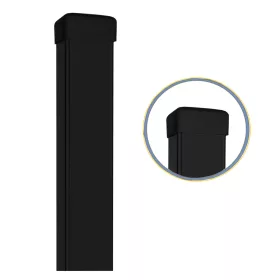 Mreža - Stup za ogradu 60x40 Crna RAL 9005 230 cm