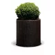  Keter saksija 44 cm x 44 x 44 cm promjer 43 cm plastične nijanse smeđe i bež boje