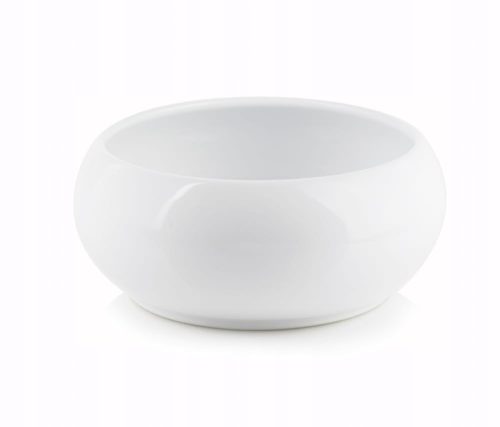  Polnix posuda za cvijeće 24 cm x 24 x 10 cm promjer 24 cm keramika bijela