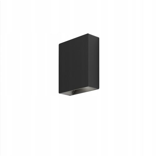 Vrtna zidna lampa - AQForm LEDPOINT 26547-M930-W1-00-12 crna vanjska zidna svjetiljka s integriranim 6W LED izvorom