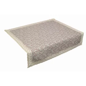   Bijesnički stolni stalak cvjetnog lanenog dizajna 100% lan 50x150 cm