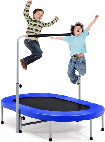 Trampolin za 2 osobe 154*89cm do 150 kg s ručkom