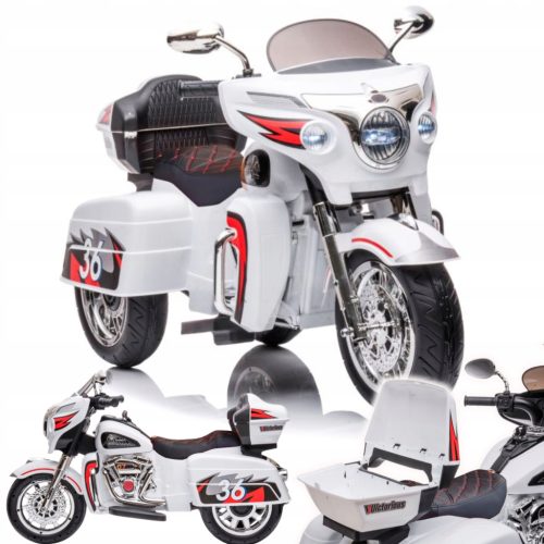 Goldwing Bijeli Električni Tricikl Motocikl za Djecu