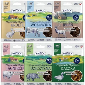 Baltica polumeka poslastica za pse MIX 30g