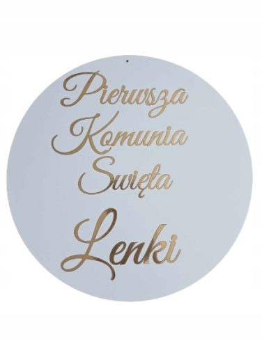 Dekoracija za Prvu Pričest, Krštenje, Rođendan s Imenom 60 cm