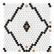 DUNINxHouse Mini Hexagon Rombdance Black mat
