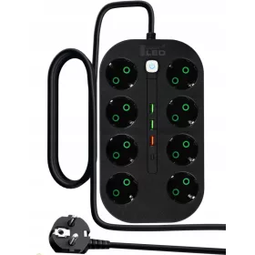 Smartled strip produžni kabel 2 m, 8 kom utičnica, crni