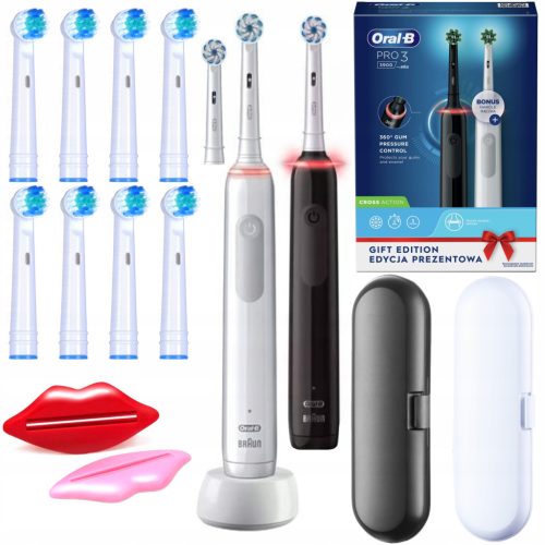  Oral-B 3900NWB set električnih četkica za zube 2 kom.