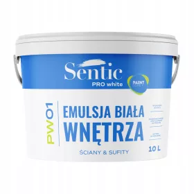 SENTIC Premium Akrilna Unutarnja Boja 10L Bijela