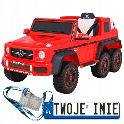 Mercedes G63 6x6 AMG Električni Automobil s LED Svjetlima