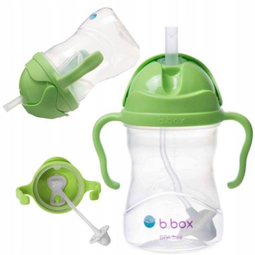 B.BOX Mug boca sa slamkom za mjehuriće od sladoleda