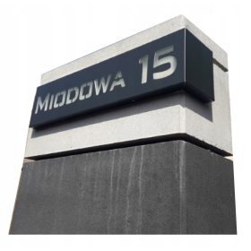 Kućni broj Adresa 50 x 12 cm