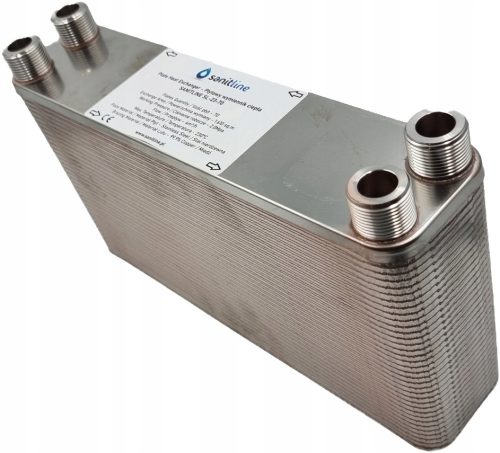 SANITLINE 70 PLOČASTI IZMJENJIVAČ TOPLINE SNAGE 80kW 4x 3/4" PRIKLJUČCI
