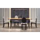 Stol na razvlačenje WINDSOR PROŠIRIVI 160-240x90 HRAST / CRNI