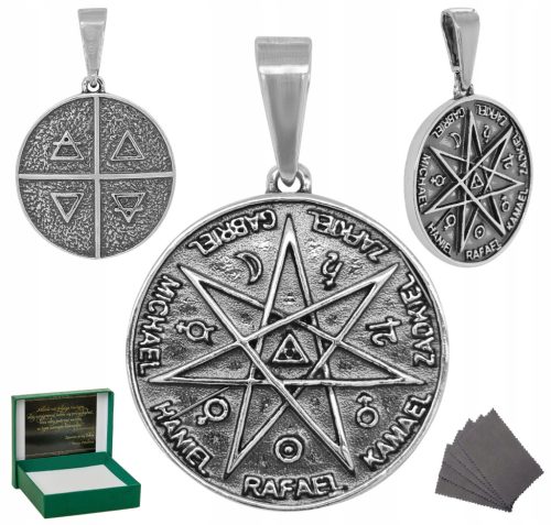 PEČAT ARHANĐELA 925 | Srebrna medalja pečati talisman amulet sedam arhanđela velik 925

PEČAT ARHANĐELA 925 je unikatna srebrna medalja visoke kvalitete, izrađena od srebra 925. Ovaj talisman predstav