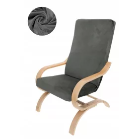 Navlaka za fotelju Domidekor, siva