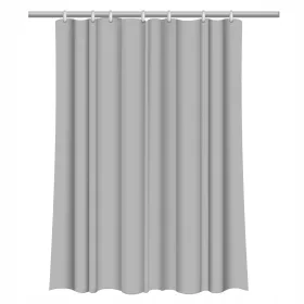 Sepio Star tekstilna zavjesa za tuš 180 x 200 cm siva