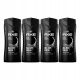  Axe Black set gelova za tuširanje za muškarce 4x400 ml