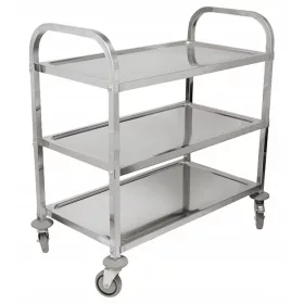 PRESTON Čelična Konobarska Kolica 850 x 450 x 900 mm