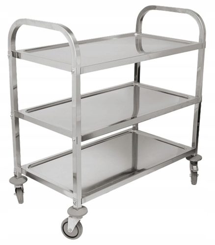 PRESTON Čelična Konobarska Kolica 850 x 450 x 900 mm