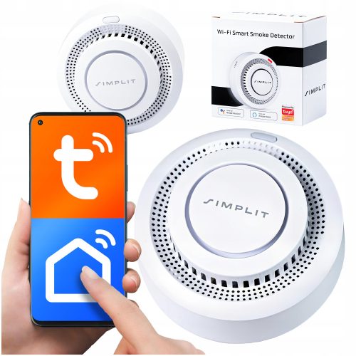 CROATIAN_NAME: BEŽIČNI DETEKTOR DIMA I POŽARA WIFI ALARM TUYA SIMPLIT DETEKTOR