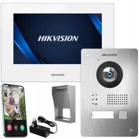   VIDEO INTERKOM Wi-Fi 2-žični Villa DS-KIS703-P-W (KIT-D2-PL703-W)