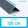 Aluminijasti Profil Kuta Crni 30x30mm Anodiziran 125cm