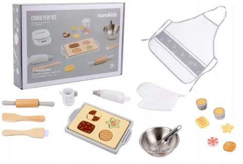 Drveni set za pečenje Nunukids Cupcakes XL