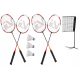 Žica, omot, navlaka, mreža, stup, set loptice, set reketa Sportvida SV-SE0003