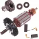  ROTOR BOSCH GBH 2-26 2400 2600 + kotač + četkice + ležajevi