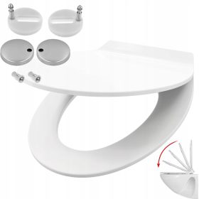 WC daska Rodeno SLIM, bijeli duroplast