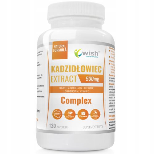 Kadzidłowiec Complex Extract 500mg - 120 kapsula za zdravlje zglobova