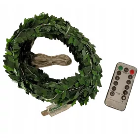 USB lampa s vijencem od šimširovog užeta Led 100 listova
