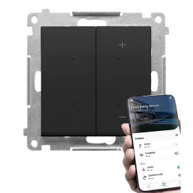   Simon 55 Dimmer LED traka DIMMER W 12-24V WIFI kontrolirana mat crna