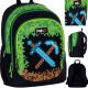 kolski ruksak s više odjeljaka Hash black, Nijanse smeđe i bež, Nijanse zelene, Multicolor 20 l