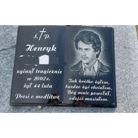 Nadgrobna Knjiga od Granita 30x40 cm