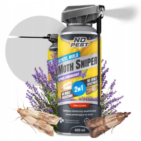   Sredstvo protiv insekata - Raspršivač, aerosol protiv komaraca, moljaca, muha, osa No-Pest 400 ml