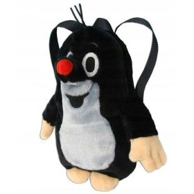 Krecik MU Brno Plush Backpack 30cm Black for Boys and Girls