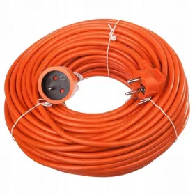   Kraft&Dele vrtni produžni kabel 20 m, 1 kom utičnice, narančasti