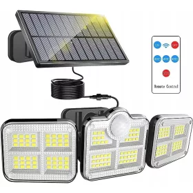 Halogeno bijela solar led svjetiljka s PIR senzorom kretanja