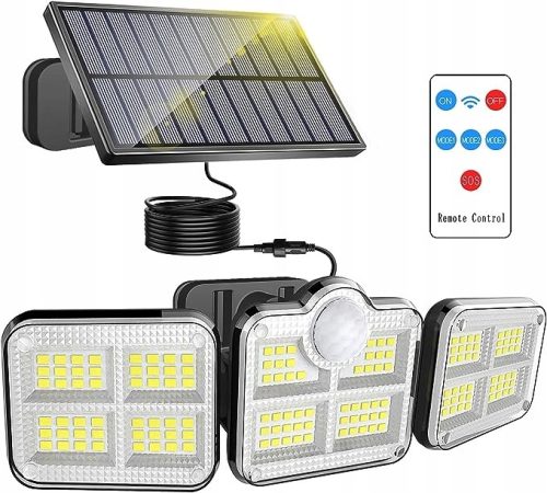 Halogeno bijela solar led svjetiljka s PIR senzorom kretanja