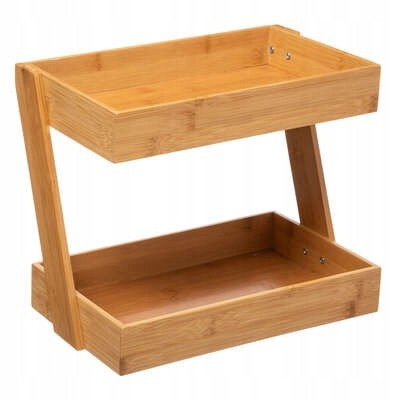 5Five Elegantni Bambusni Kuhinjski Organizator s 2 Police