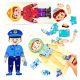 VELIKA 3D SLAGALICA WOODEN BLOCKS PUZZLE NICE PROFESSIONS SET OD 4 KOMADA