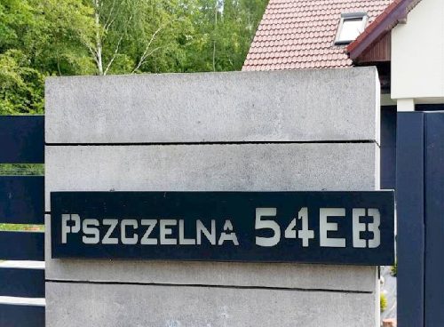 Kućni broj Adresa 70 x 13 cm