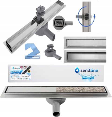 Sanitline linearni odvod 60 cm