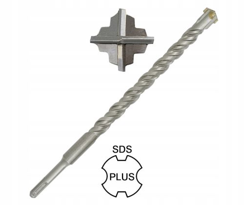 SDS Plus Bušilice 32x600mm Geometrija widii4 Cross