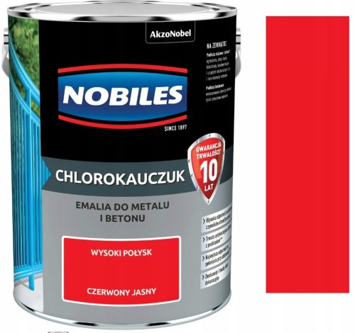 Nobiles klorirana emajl boja za vanjske površine 5L