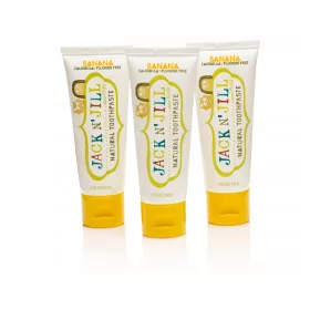 Jack N'Jill prirodna pasta za zube bez fluora Banana x3