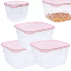 Plastični organizator za hranu, set od 3 posude po 4L