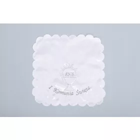 Komunijalna rupčica 30 cm x 30 cm bijela 1 kom.
